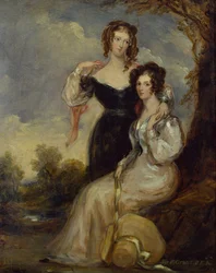 The Countess of Chesterfield and the Hon. Mrs. George Anson, Daughters of Cecil, First Lord Forester