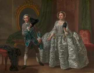 David Garrick and Mrs. Pritchard in Benjamin Hoadley