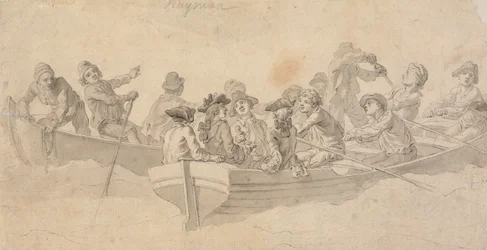 Figures in Boats