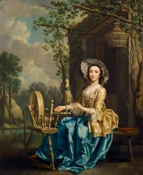 Girl on a Spinning Wheel