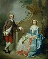 Portrait of a Gentleman and His Wife