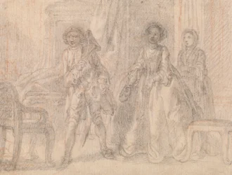 Scene from a Play, Possibly Benjamin Hoadley