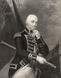 Admiral Lord Cuthbert Collingwood, Engraved by W. Finden, from 