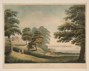 New York (from Hobuck Ferry House, New Jersey)