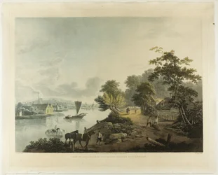 View of Hillbank on the River Thames near London