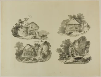 Mill Wheels near Abergele, Denbigh, Whitby, Richmond