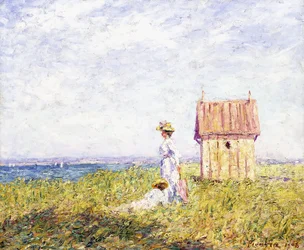 Two Women by the Seaside