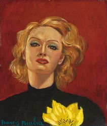 Woman with a Yellow Flower, c. 1941-2