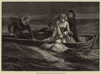 Scene from The Scuttled Ship, at the Olympic Theatre