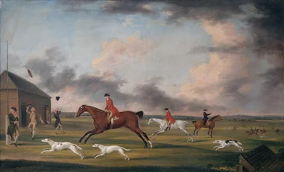 The Match Between the Hounds at Newmarket