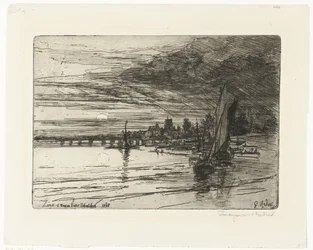 Bridge over the Thames (Battersea Bridge)