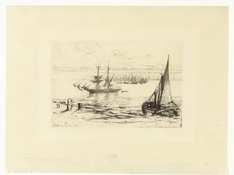 A Brig at Anchor