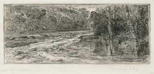 A Likely Place for a Salmon, 1889