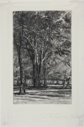 Kensington Gardens, No. II (large plate)