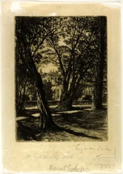 Kensington Gardens, No. I (small plate)