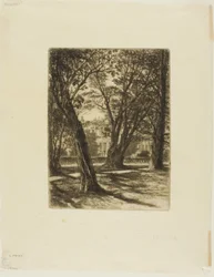 Kensington Gardens, No. I (small plate)