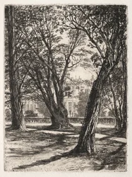 Kensington Gardens The Small Plate, 1859