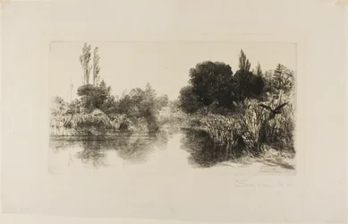Shere Mill Pond, No. II (large plate)