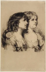 The Twins-Sarah and Anne Haden (No. 2), 1885