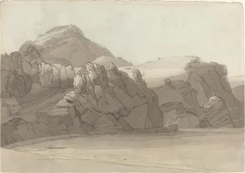 A Rocky Shore at Coombmartin, Devon (Combe Martin Bay)
