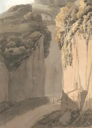Entrance to the Grotto at Posillipo, Naples