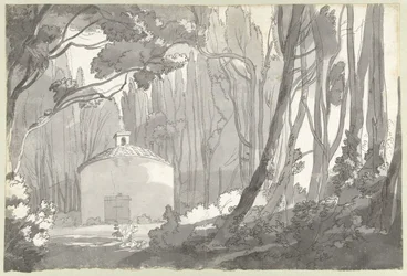 In the Park of the Villa Mondragone in Frascati