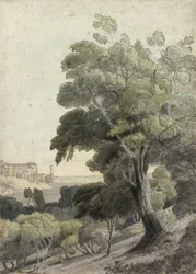 Tivoli, Showing Rome in the Distance