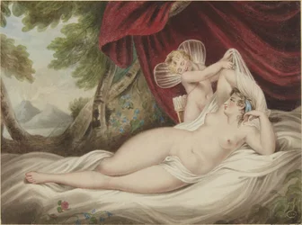 Cupid Unveiling Venus
