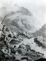 Illustration to Jean-Jacques Rousseau