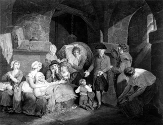 John Howard Esq. (1726-1790) Visiting and Relieving the Miseries of a Prison