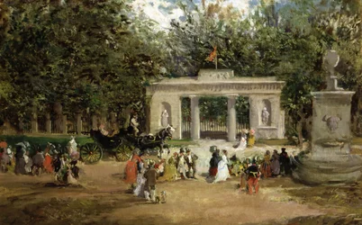 Gate of the Botanical Garden of Madrid