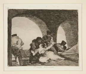 Bitter To Be Present, Plate 13 from The Disasters of War