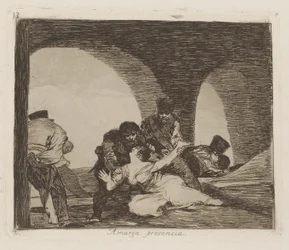 Bitter to Be Present, plate 13 from the series The Disasters of War