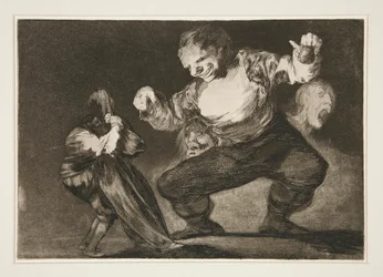 Simpleton, plate 4 from the series Los proverbios