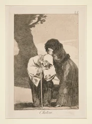 Hush, Plate 28 from the Series Los Caprichos