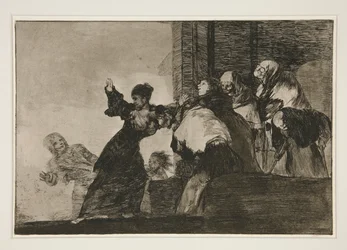 Poor Folly, pl. 11 from the series Los Proverbios