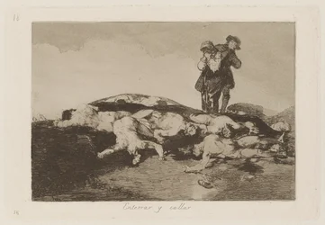 Bury Them and Keep Quiet, Plate 18 from The Disasters of War