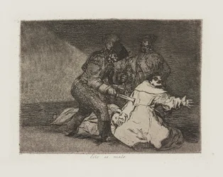 This Is Bad, pl. 46 from the series The Disasters of War