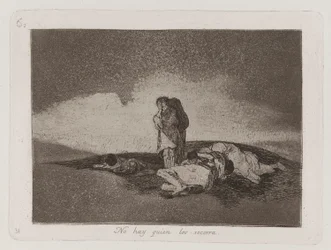 There is No One to Help Them, Plate 60 from The Disasters of War