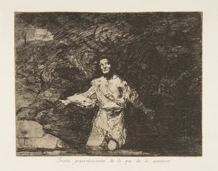 Plate 1 from The Disasters of War (Los Desastres de la Guerra): Sad Forebodings