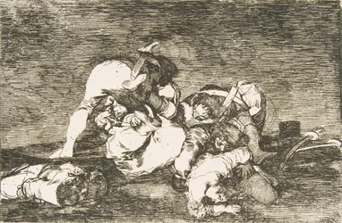 Plate 10 from The Disasters of War: Nor do These