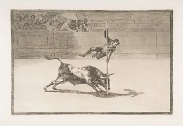 The Agility and Audacity of Juanito Apiñani in the Ring (Plate 20 from the Tauromaquia)