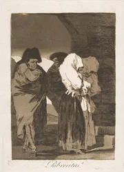 Poor Little Girls! (Plate 22 from Los Caprichos)