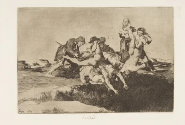 Plate 27 from The Disasters of War: Char