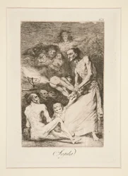 Blow, pl. 69 from the series Los caprichos