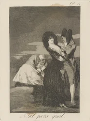 Two of a Kind, pl. 5 from the series Los caprichos