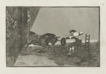 The Daring of Martincho in the Ring at Saragossa, Plate 18 from La tauromaquia