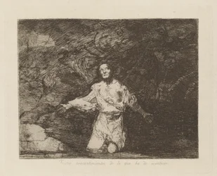 Sad Forebodings of What Is Going to Happen, pl. 1 from the series The Disasters of War