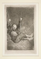 Old Man on a Swing