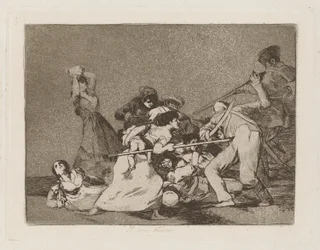 And They Are Like Wild Beasts, pl. 5 from the series The Disasters of War